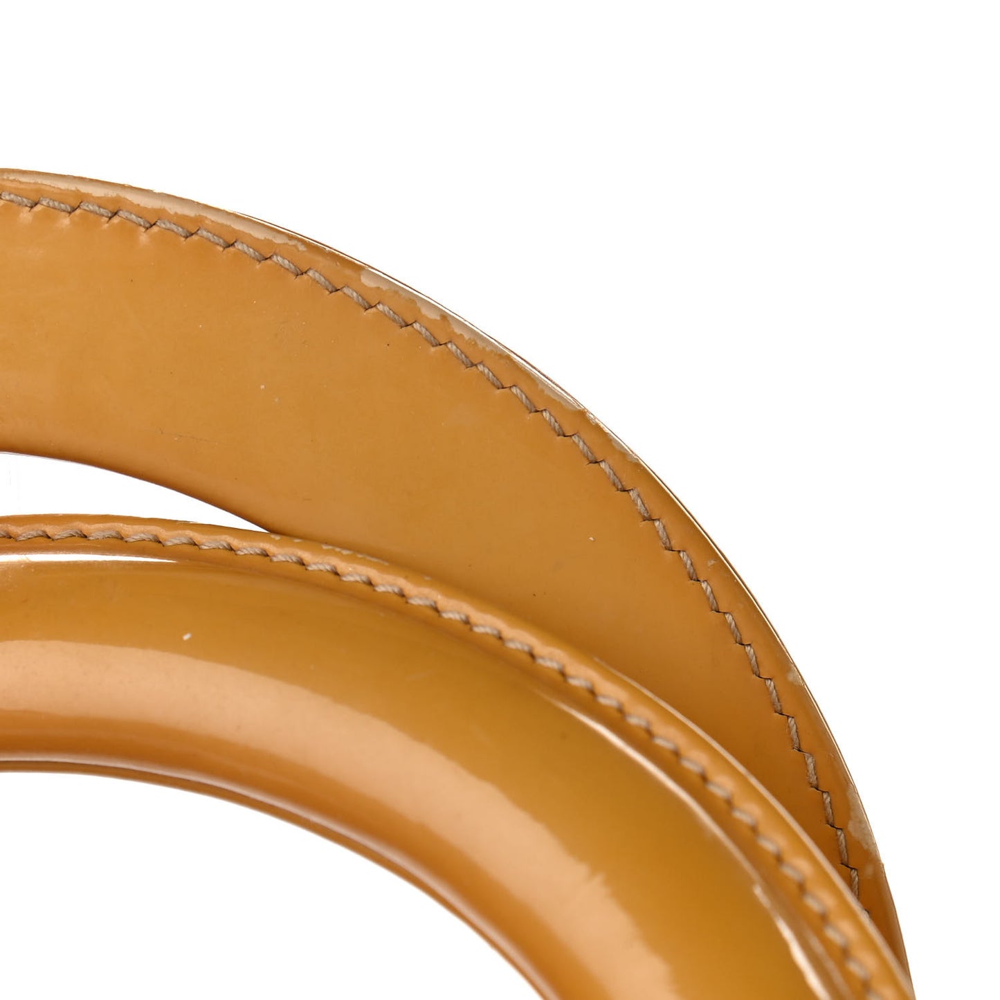 Patent Cannage Large Lady Dior Yellow