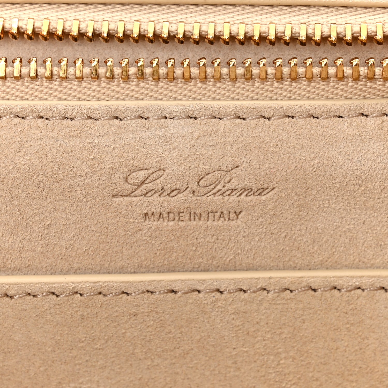 Loro Piana Grained Calfskin Mini Ghiera Bag Lotus Root 6 of 10