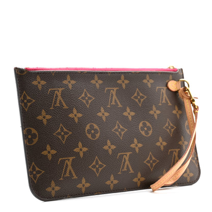 Louis Vuitton Monogram Neverfull MM GM Pochette Pivoine 3 of 12