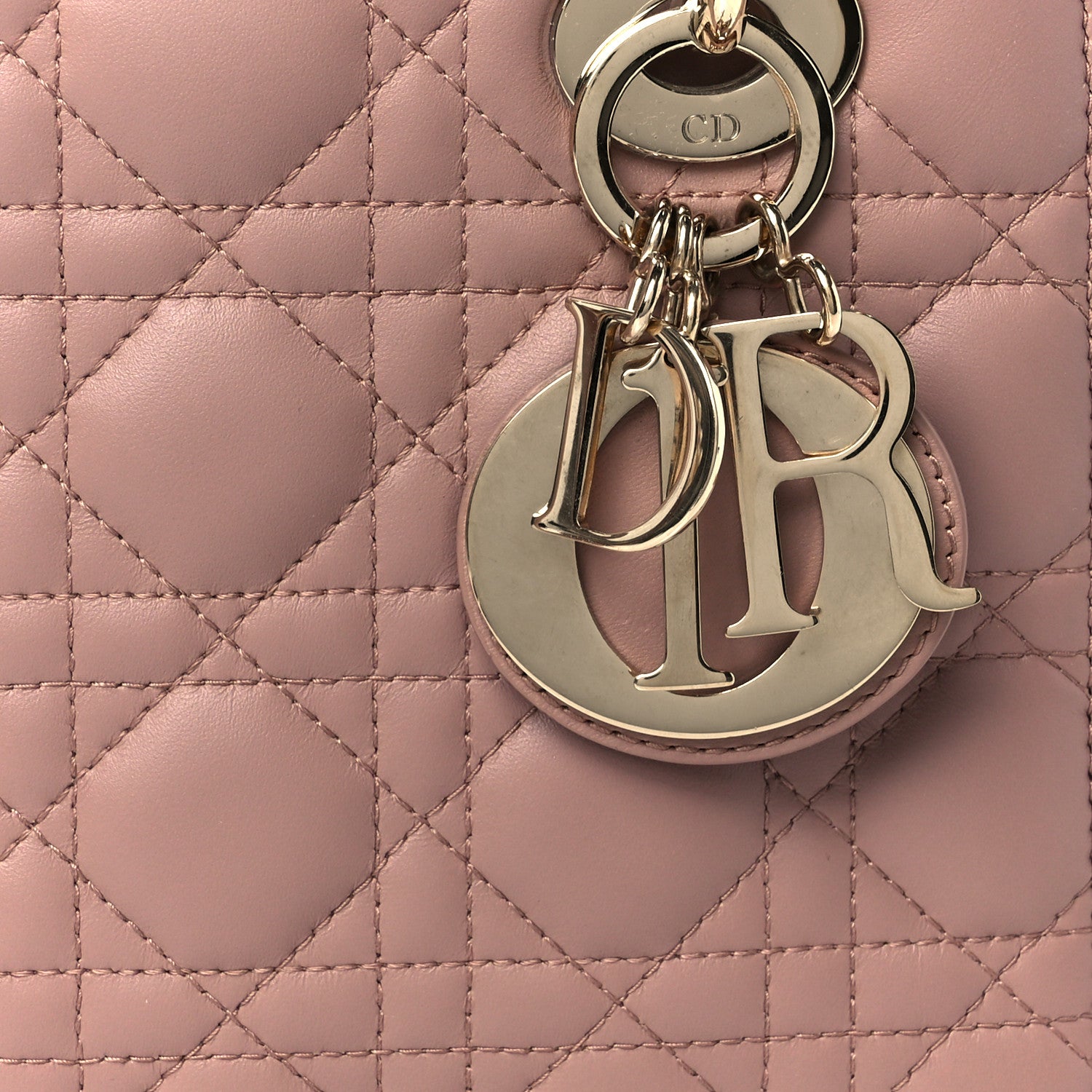 Christian Dior Lambskin Cannage Small My ABC Dior Lady Dior Blush 8 of 10