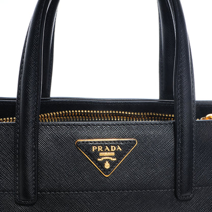 Prada Saffiano Soft Triple Pocket Tote Nero Black 10 of 10
