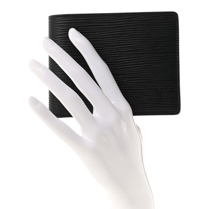 Louis Vuitton Epi Multiple Wallet Black 2 of 8
