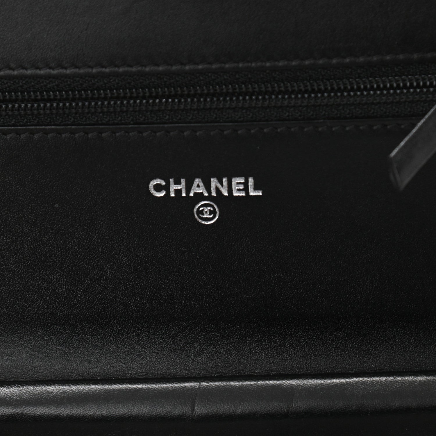 Chanel Calfskin Quilted Cambon Wallet On Chain WOC Black 6 of 12