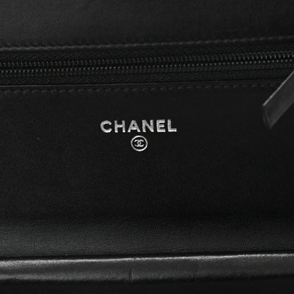 Chanel Calfskin Quilted Cambon Wallet On Chain WOC Black 6 of 12