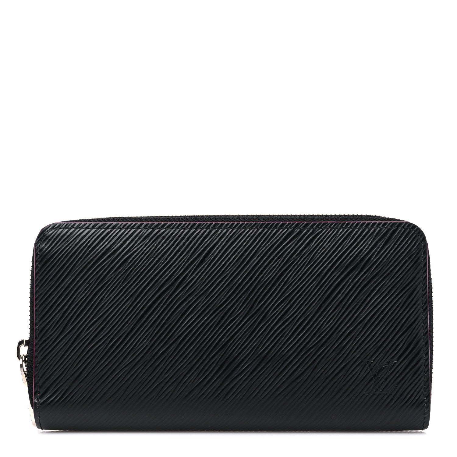 Louis Vuitton Epi Zippy Wallet Black Hot Pink 1 of 13