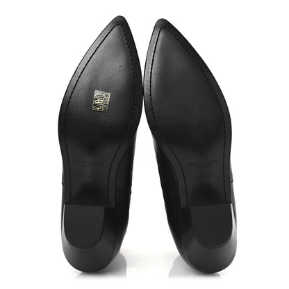 Saint Laurent Calfskin Mens Banana 50 Boots 41.5 Black 6 of 10