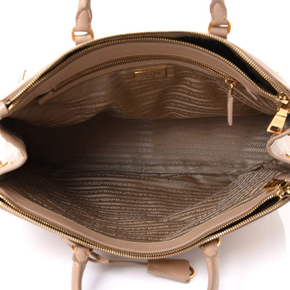 Prada Saffiano Large Galleria Double Zip Tote Sabbia 4 of 4