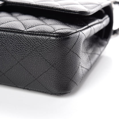 Chanel Caviar Quilted Medium Double Flap Black 7 of 18