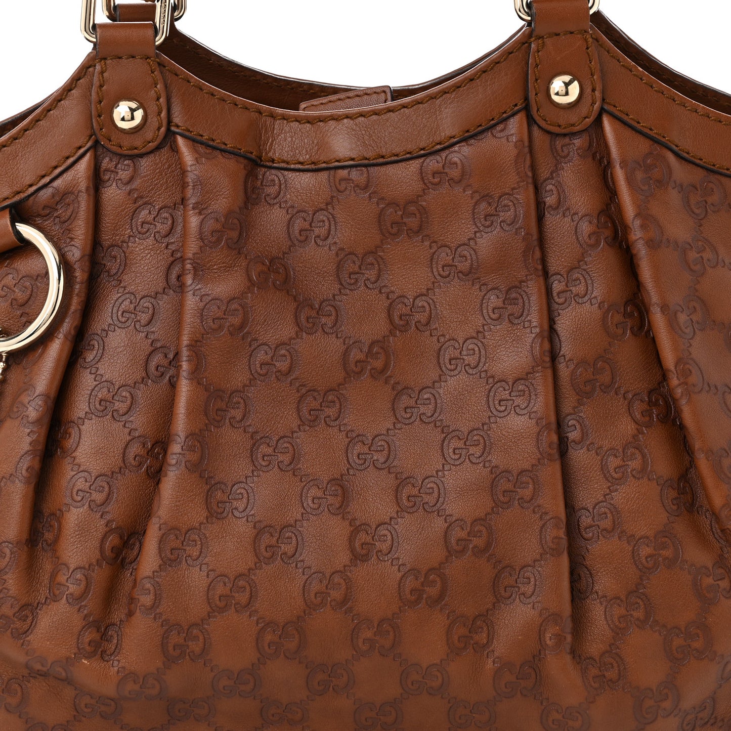 Guccissima Medium Sukey Tote Brown