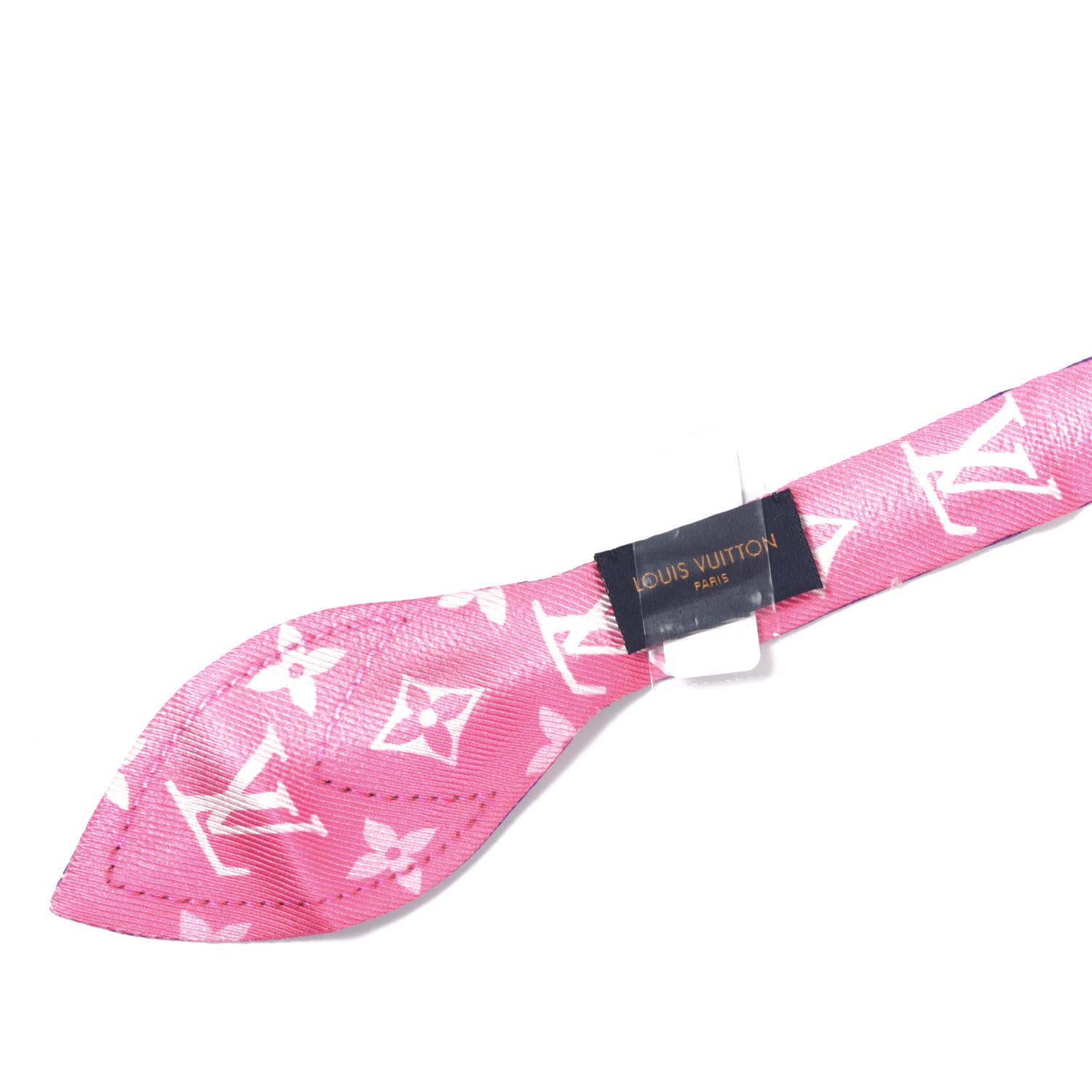 Louis Vuitton Silk Monogram Vuittamins Bandeau 3D Pink 2 of 3