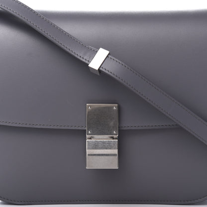 Celine Box Calfskin Classic Box Flap Bag Anthracite 11 of 11
