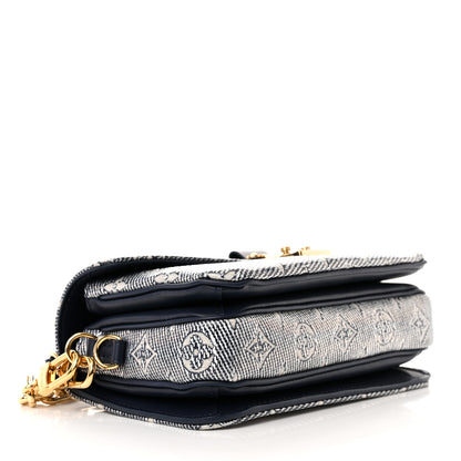 Louis Vuitton Monoglam Pochette Metis East West Blue 4 of 11