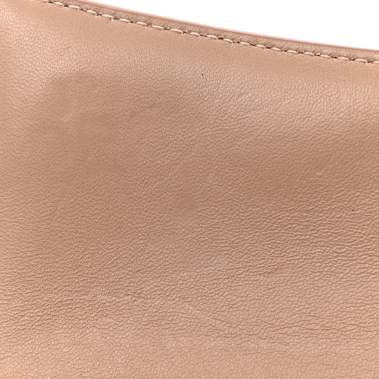 Shiny Calfskin Crocodile Embossed Hourglass Chain Bag Nude Beige