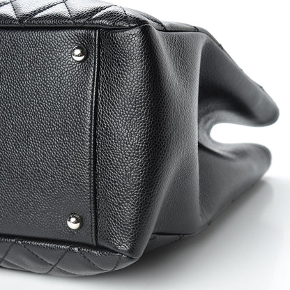 Chanel Caviar Quilted XL Grand Shopping Tote GST Black 10 of 15