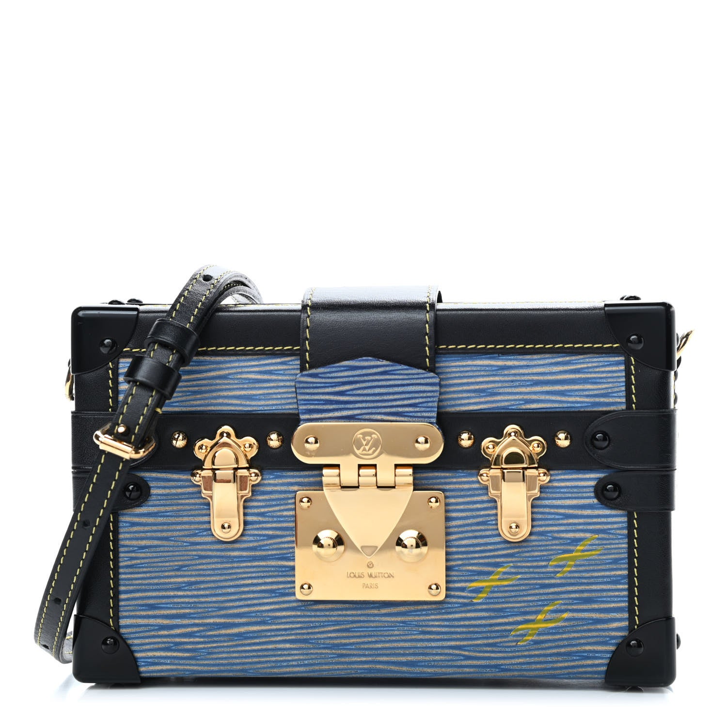 Louis Vuitton Epi Petite Malle Denim Light 1 of 5