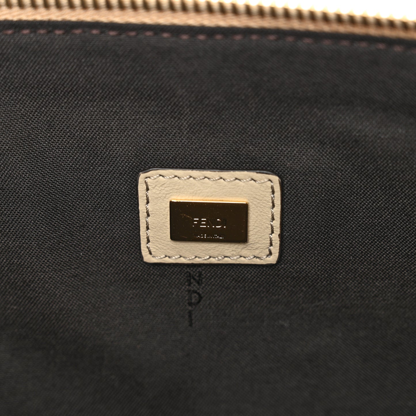 Suede Vitello Grace Micro FF Large Flat Pouch Nude Spring Maya