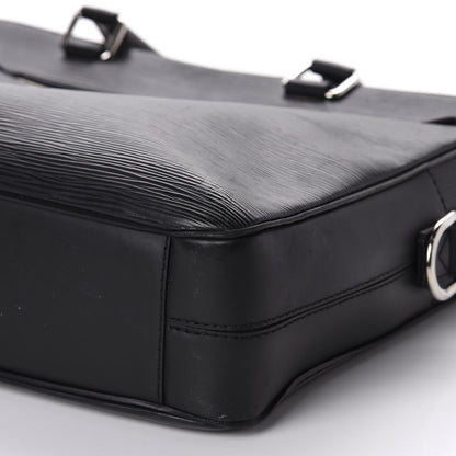 Louis Vuitton Epi Porte Document Business Briefcase Black 7 of 11