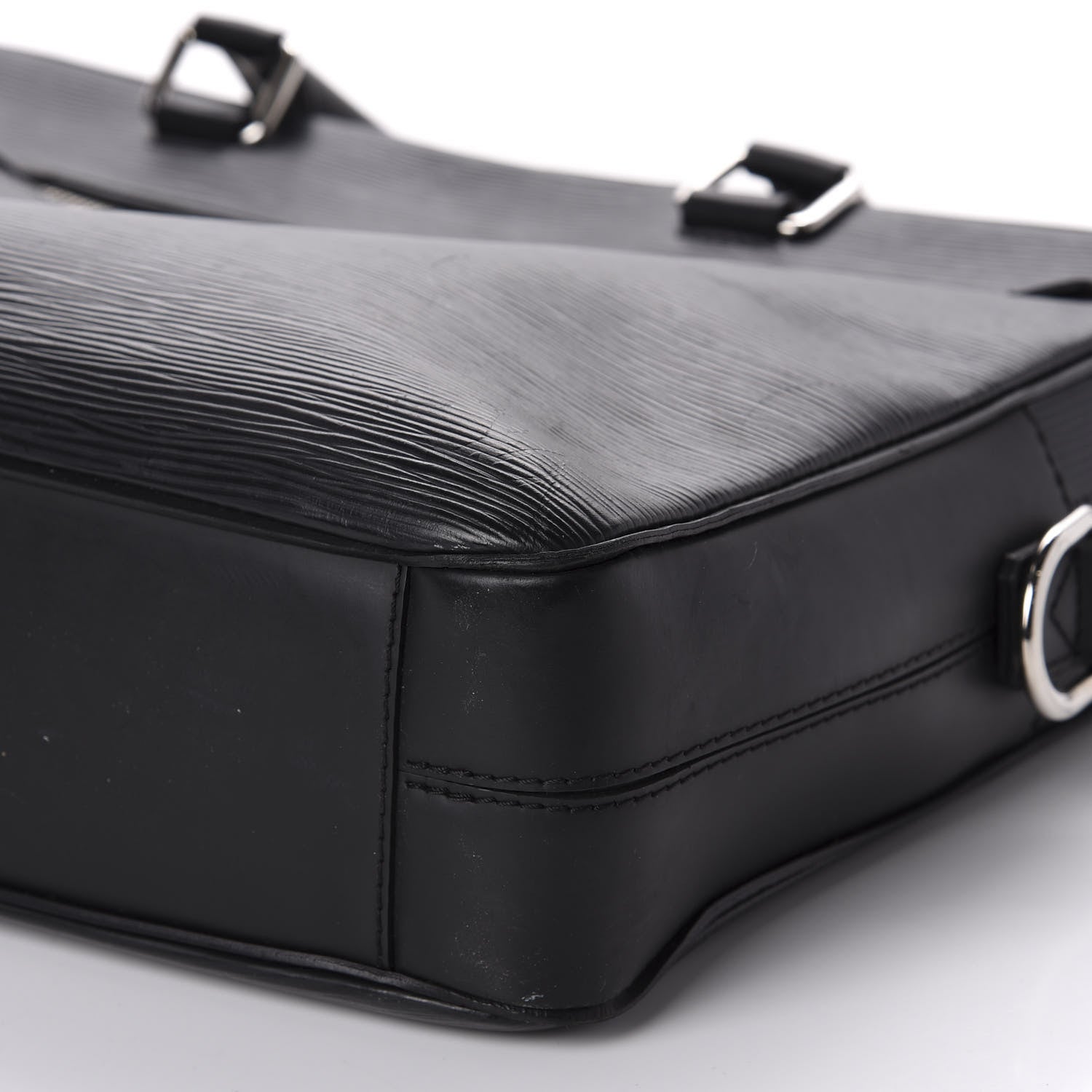 Louis Vuitton Epi Porte Document Business Briefcase Black 7 of 11