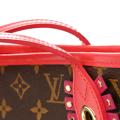 Louis Vuitton Monogram Totem Neo Neverfull MM Flamingo 13 of 16