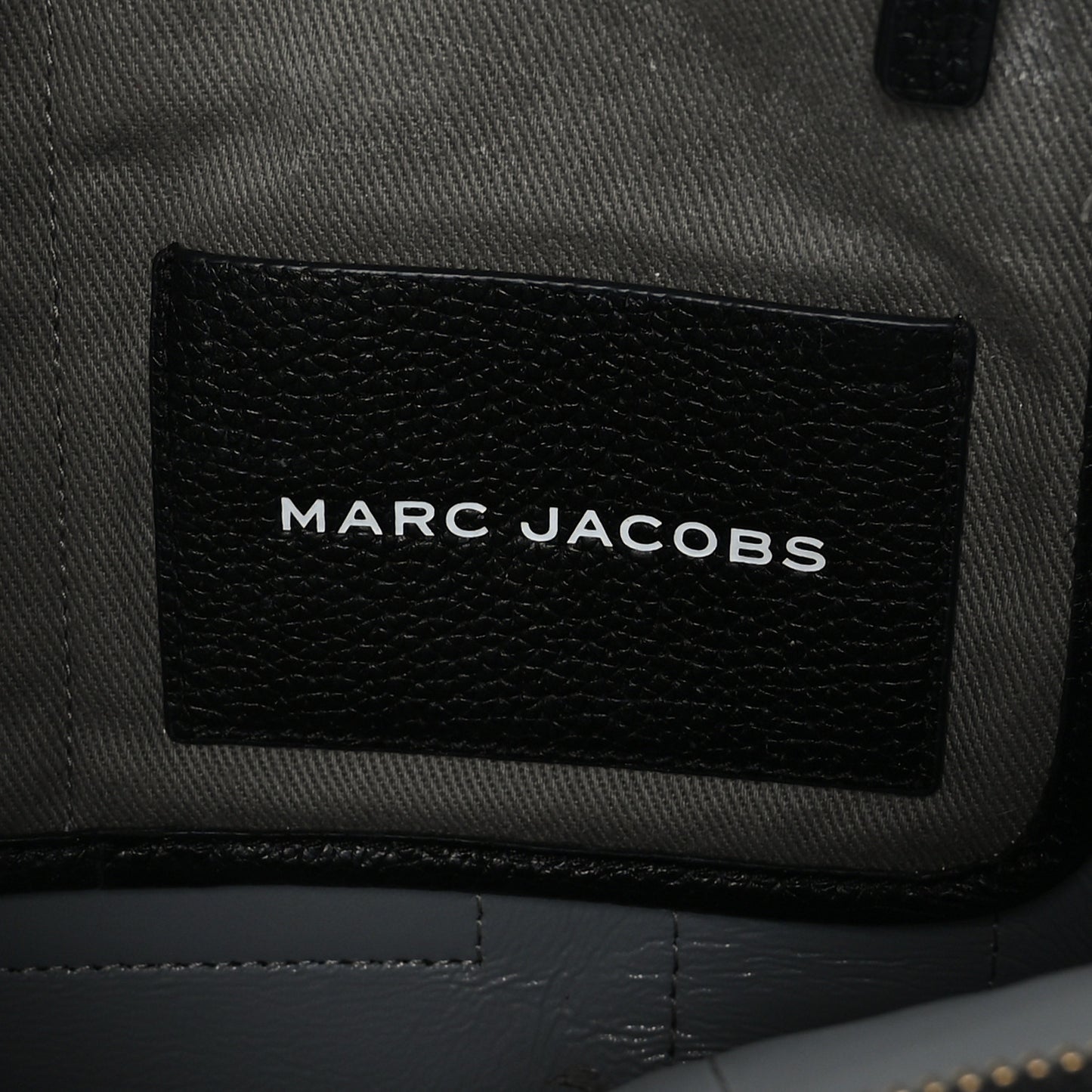 Grained Calfskin Large The Tote Bag Black