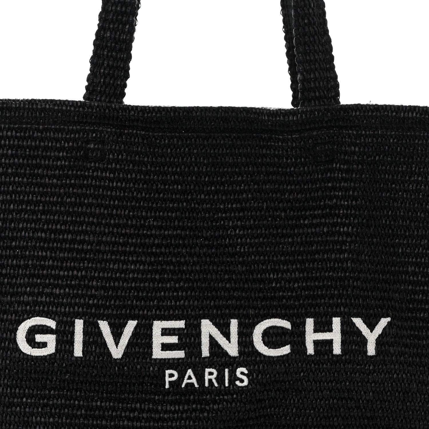 Givenchy Raffia Large G Shopping Tote Black 8 of 10