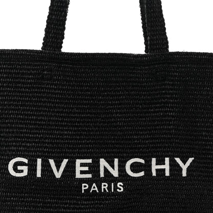 Givenchy Raffia Large G Shopping Tote Black 8 of 10