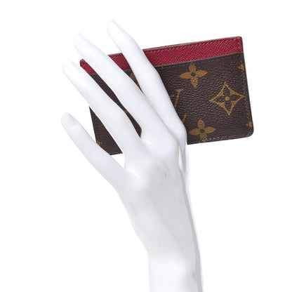 Louis Vuitton Monogram Card Holder Fuchsia 2 of 8
