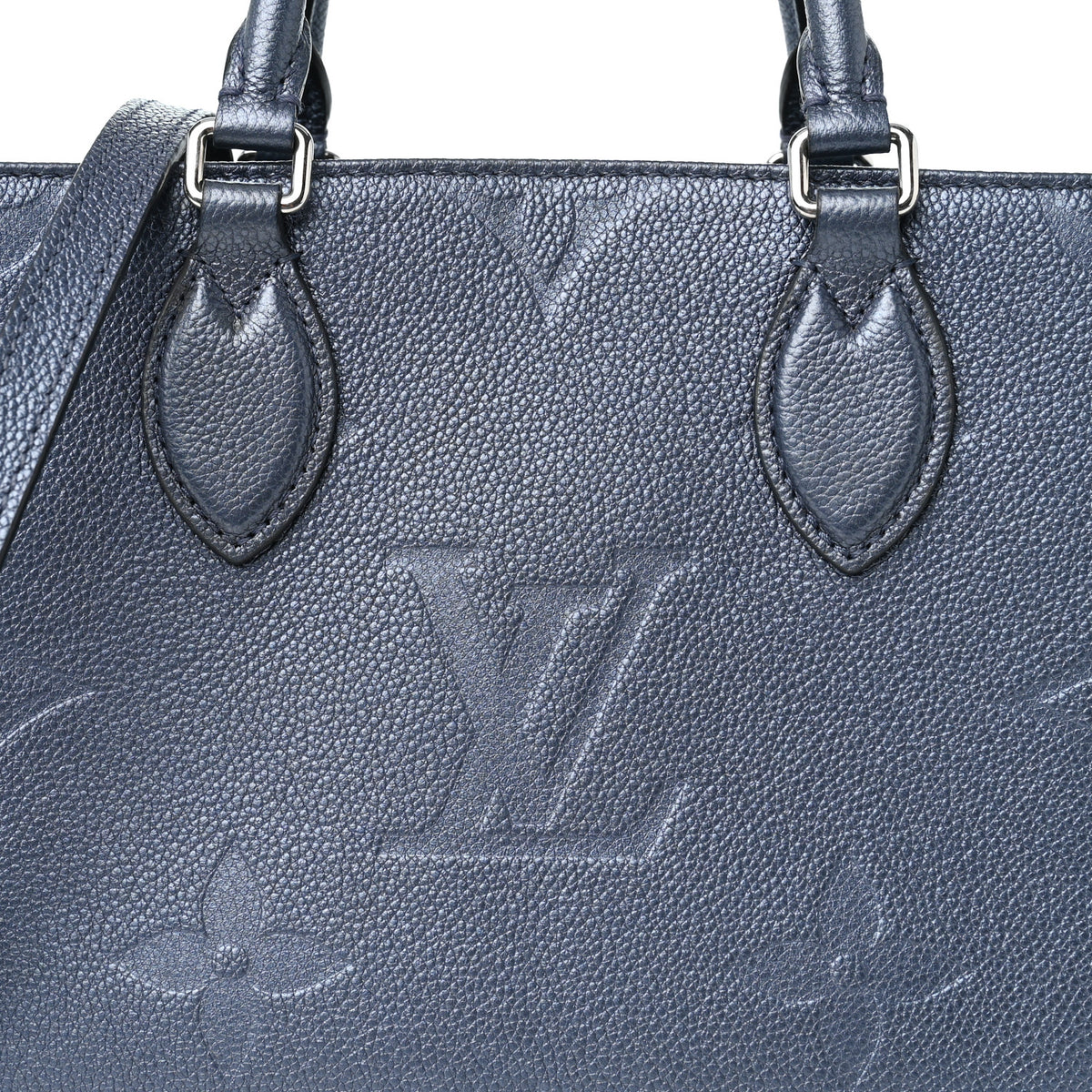 Metallic  Empreinte Monogram Giant Onthego PM Navy Nacre