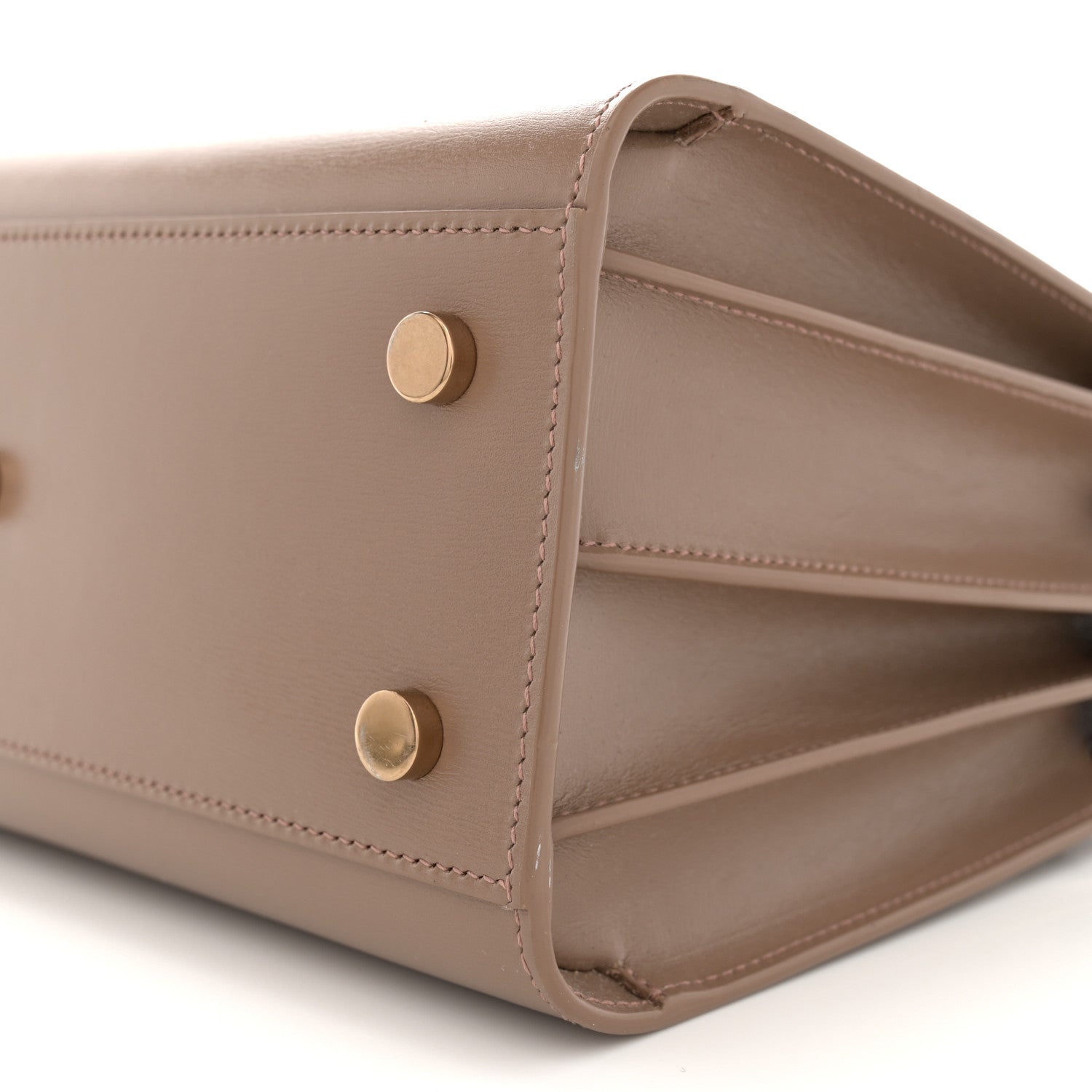 Saint Laurent Grained Calfskin Baby Sac De Jour Taupe 12 of 13