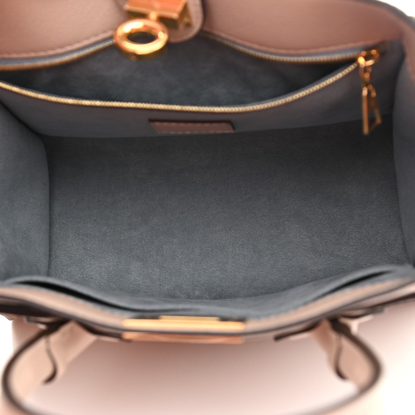 Calfskin Monogram On My Side PM Greige