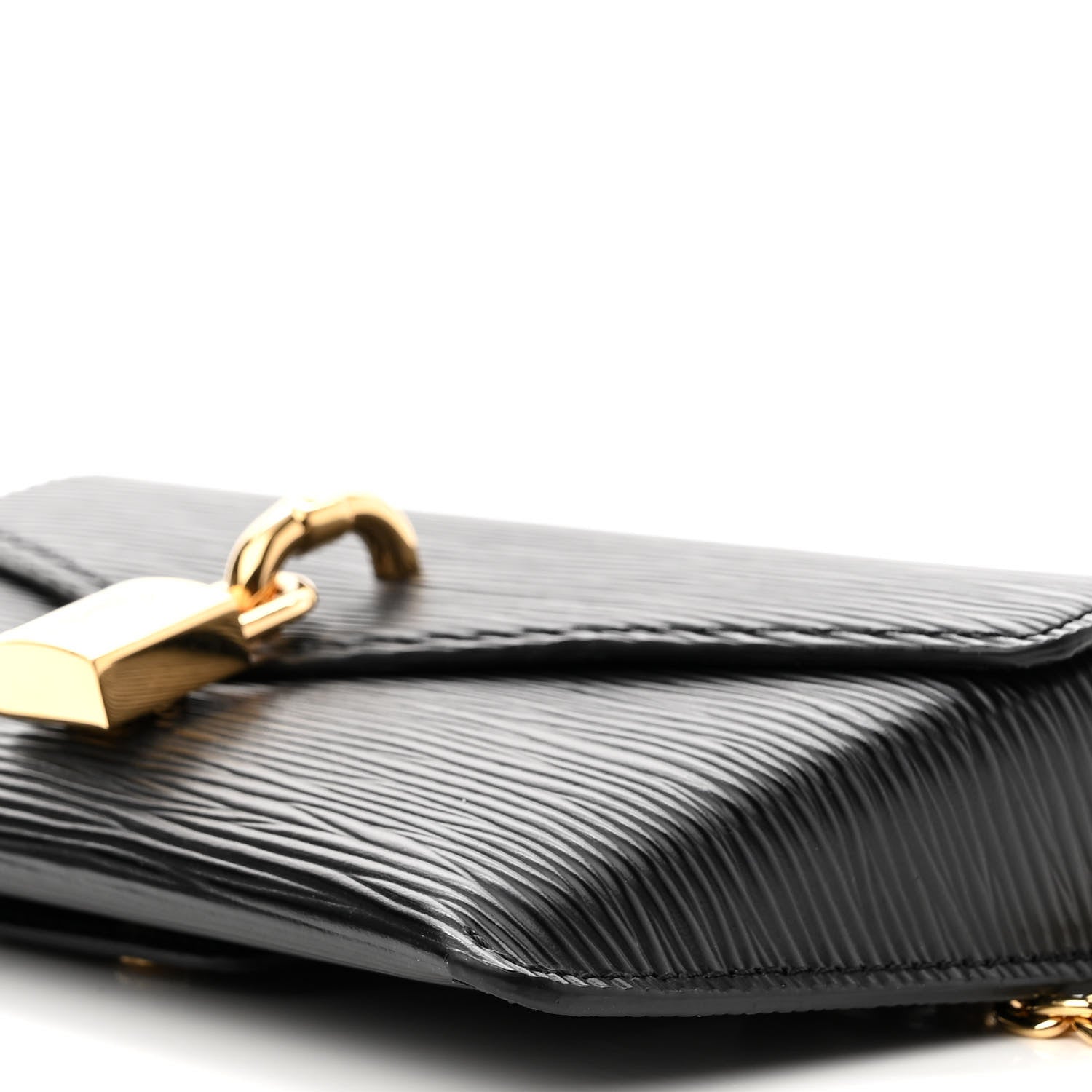 Louis Vuitton Epi Padlock On Strap Black 9 of 10