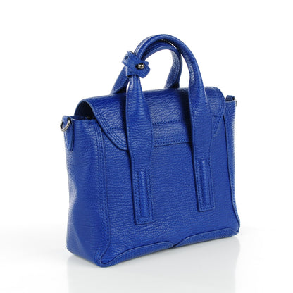 3.1 Phillip Lim 3.1 Textured Calfskin Mini Pashli Satchel Cobalt 4 of 12