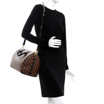 Louis Vuitton Damier Ebene Speedy Bandouliere 30 2 of 8