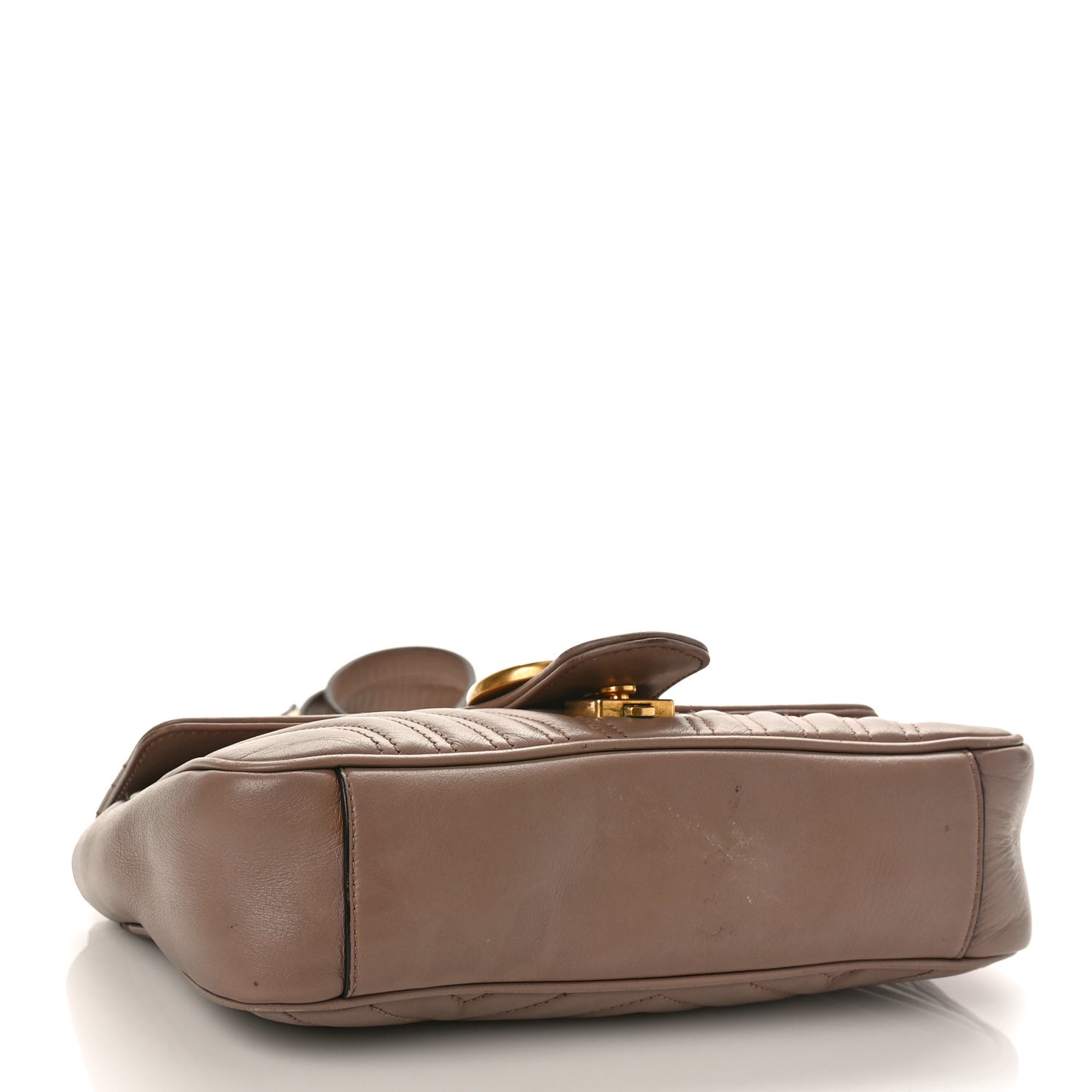 Calfskin Matelasse Small GG Marmont Shoulder Bag Porcelain Rose