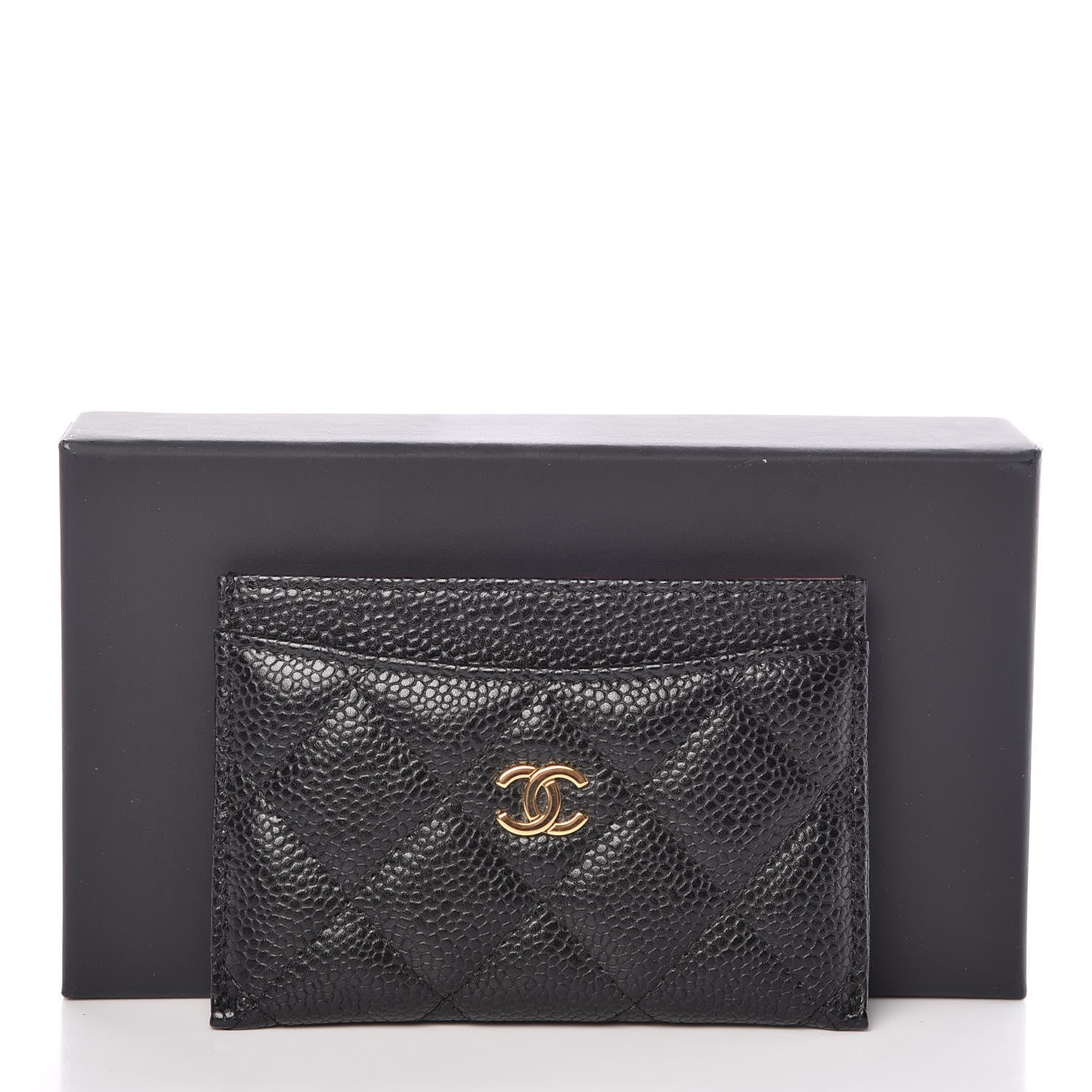 Chanel Caviar Quilted Card Holder Black 11 of 11