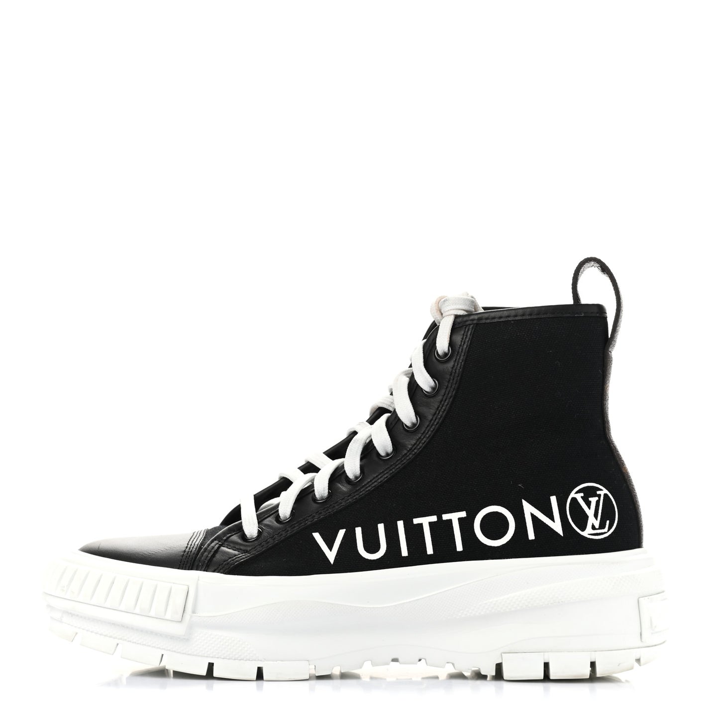 Canvas LV Squad Sneaker Boots 38.5 Black