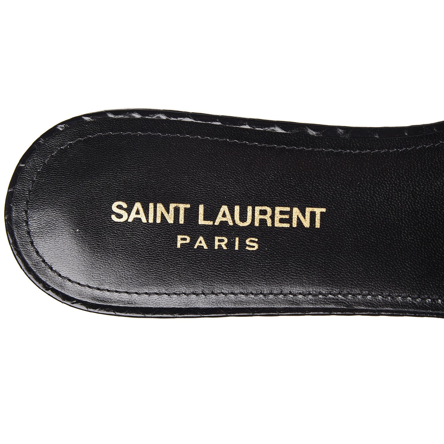 Saint Laurent Calfskin Calf Hair Nu Pied 05 Slide Sandals 40 Safari 9 of 9