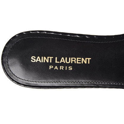 Saint Laurent Calfskin Calf Hair Nu Pied 05 Slide Sandals 40 Safari 9 of 9