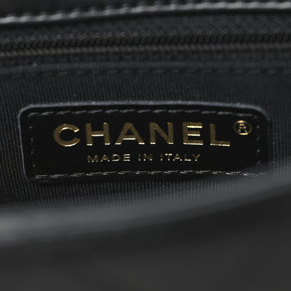Chanel Calfskin Stitched Chain Flap Black 6 of 11