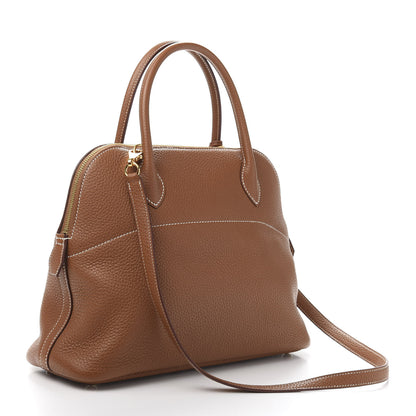 Hermes Taurillon Clemence Bolide 31 Gold 3 of 13