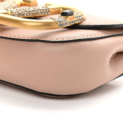 Valentino Garavani Calfskin Crystal Mini Supervee Pouch Rose Cannelle 8 of 8