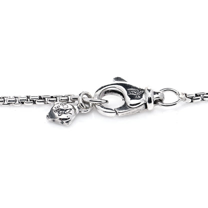 David Yurman Sterling Silver Diamond 10mm Labyrinth Pendant Necklace 3 of 5
