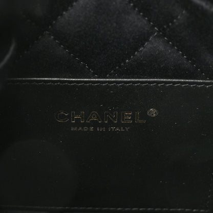 Chanel Shiny Crumpled Calfskin Quilted Pearl Mini Chanel 22 Black 7 of 9