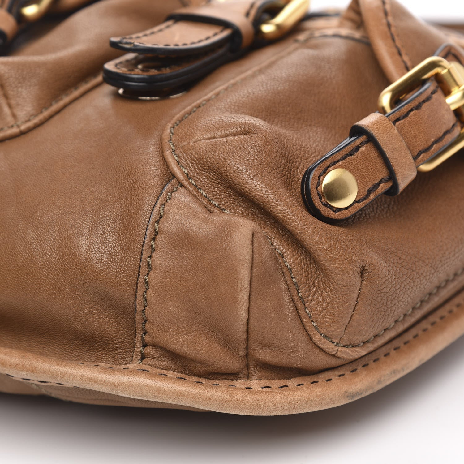 Burberry Calfskin Small Merrow Bag Straw 9 of 12