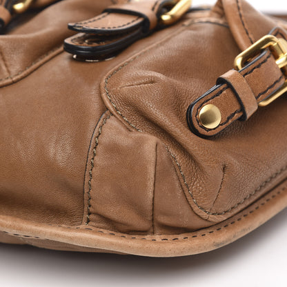 Burberry Calfskin Small Merrow Bag Straw 9 of 12