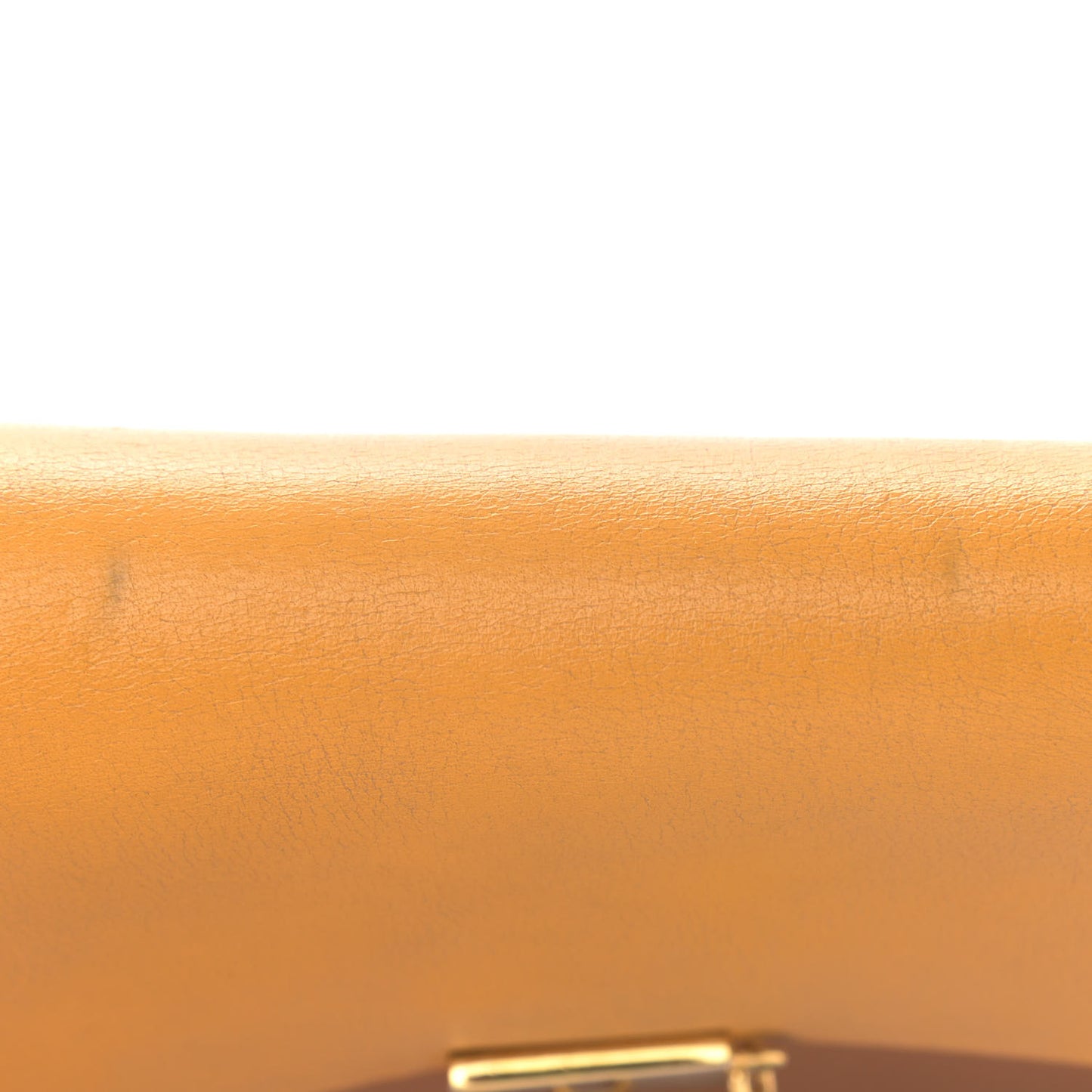 Grained Calfskin Lambskin Medium Bi-Color Drew Shoulder Bag Wet Sand Sunflower