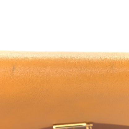 Chloe Grained Calfskin Lambskin Medium Bi-Color Drew Shoulder Bag Wet Sand Sunflower 9 of 9