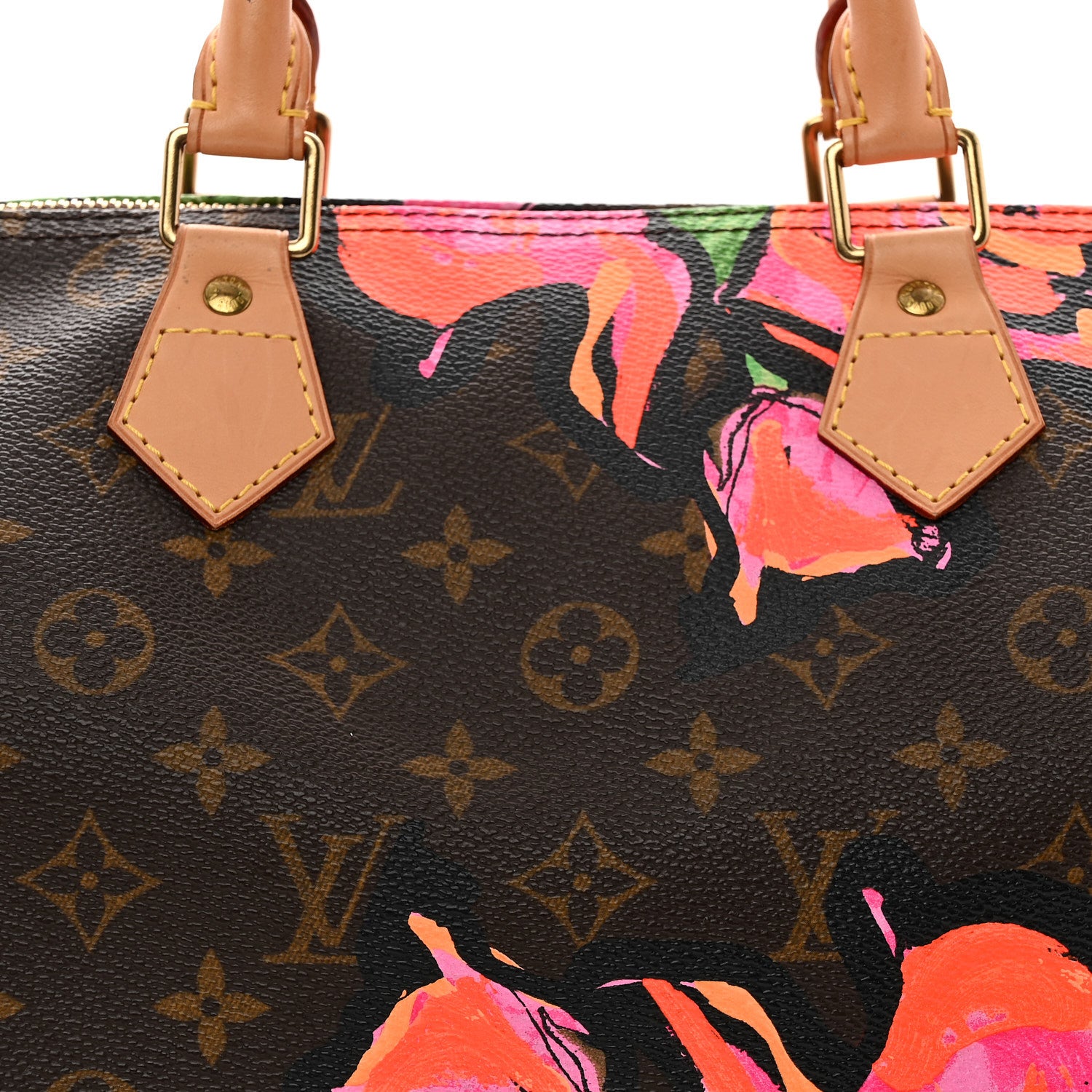 Louis Vuitton Monogram Roses Speedy 30 7 of 11