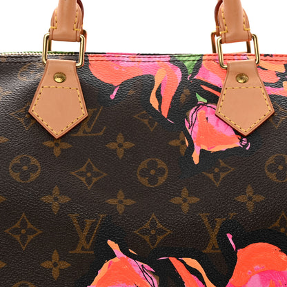 Louis Vuitton Monogram Roses Speedy 30 7 of 11