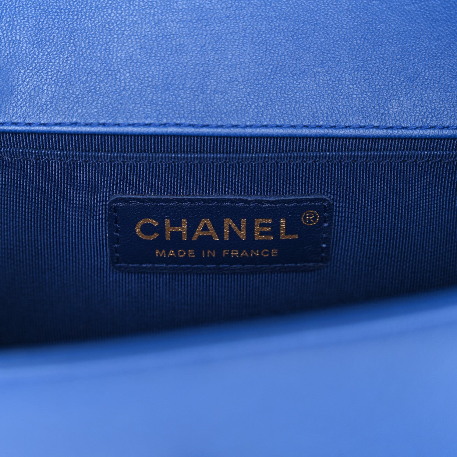Chanel Lambskin Quilted Small Boy Flap Blue 5 of 9